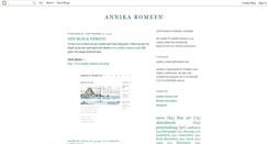 Desktop Screenshot of annika-romeyn.blogspot.com