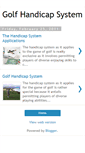 Mobile Screenshot of golfhandicapsystem.blogspot.com
