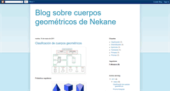 Desktop Screenshot of nekacuerposgeo.blogspot.com