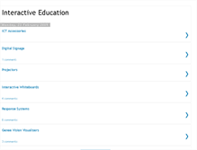 Tablet Screenshot of interactive-education-blog.blogspot.com