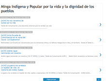Tablet Screenshot of mingaindigena.blogspot.com