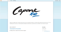 Desktop Screenshot of caponekids.blogspot.com