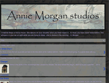 Tablet Screenshot of anniemorganstudios.blogspot.com