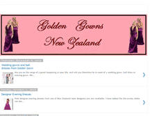 Tablet Screenshot of goldengownnz.blogspot.com