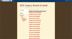 Desktop Screenshot of edvresult.blogspot.com