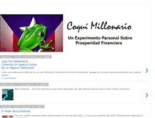 Tablet Screenshot of coquimillonario.blogspot.com