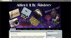 Desktop Screenshot of alieniufomistery.blogspot.com