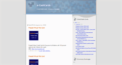 Desktop Screenshot of e-cashcard.blogspot.com