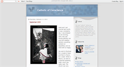 Desktop Screenshot of catholic-conscience.blogspot.com