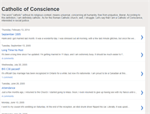 Tablet Screenshot of catholic-conscience.blogspot.com