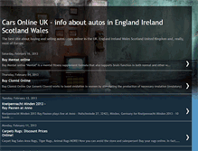 Tablet Screenshot of cars-online-uk.blogspot.com