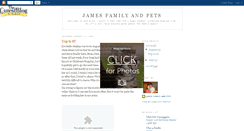 Desktop Screenshot of jamesfamilypets.blogspot.com