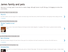 Tablet Screenshot of jamesfamilypets.blogspot.com