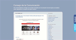 Desktop Screenshot of consejodelacomunicacion.blogspot.com