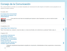 Tablet Screenshot of consejodelacomunicacion.blogspot.com