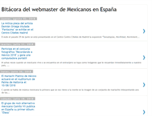 Tablet Screenshot of mexicanosenespana.blogspot.com