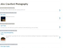 Tablet Screenshot of alexcrawfordphotography.blogspot.com
