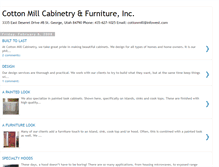 Tablet Screenshot of cottonmillcabinetry.blogspot.com