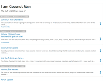 Tablet Screenshot of iamcoconutman.blogspot.com