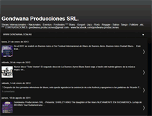 Tablet Screenshot of gondwanaproducciones.blogspot.com