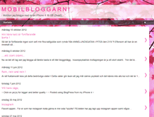 Tablet Screenshot of mobilbloggarn.blogspot.com