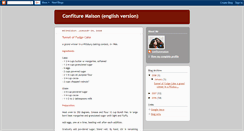 Desktop Screenshot of confituremaisonenglishversion.blogspot.com