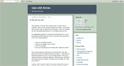 Desktop Screenshot of catswithknives.blogspot.com