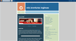 Desktop Screenshot of misaventurasinglesas.blogspot.com