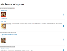 Tablet Screenshot of misaventurasinglesas.blogspot.com