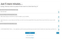 Tablet Screenshot of 5-more-minutes.blogspot.com