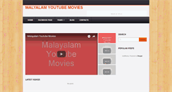Desktop Screenshot of malayalamyoutubemovies.blogspot.com