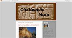 Desktop Screenshot of civilizacaomaia.blogspot.com