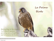 Tablet Screenshot of lapalmabirds.blogspot.com