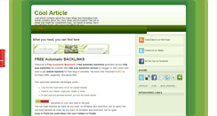 Desktop Screenshot of coolartikel.blogspot.com