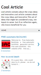 Mobile Screenshot of coolartikel.blogspot.com