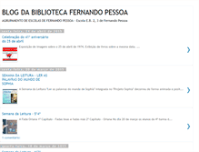 Tablet Screenshot of bibliotecafernandopessoa.blogspot.com