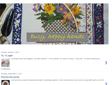 Tablet Screenshot of busyhappyhands.blogspot.com
