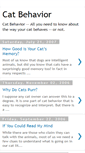 Mobile Screenshot of cat-behavior.blogspot.com