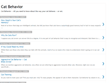 Tablet Screenshot of cat-behavior.blogspot.com