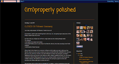 Desktop Screenshot of improperlypolished.blogspot.com