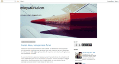 Desktop Screenshot of minyaturkalem.blogspot.com