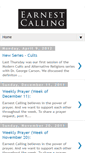 Mobile Screenshot of earnestcalling.blogspot.com
