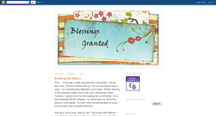 Desktop Screenshot of blessingsgranted.blogspot.com