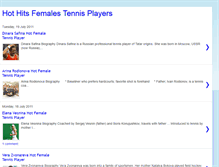 Tablet Screenshot of hothitsfemalestennisplayers.blogspot.com