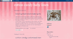 Desktop Screenshot of cottoncandylinen.blogspot.com