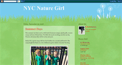 Desktop Screenshot of nynaturegirl.blogspot.com