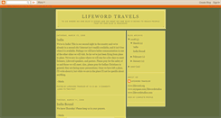 Desktop Screenshot of lifewordtravels.blogspot.com