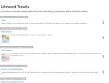 Tablet Screenshot of lifewordtravels.blogspot.com