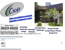 Tablet Screenshot of cioponcologia.blogspot.com