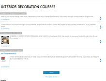 Tablet Screenshot of interiorcourses.blogspot.com